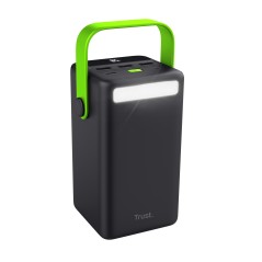 Trust Redoh XXL Powerbank 50000mAh - Powerful 20W Fast Charging, 3xUSB-A & 1xUSB-C, Sleek Black Design - Ideal for All Your Devi